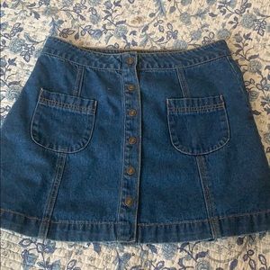 Navy skirt